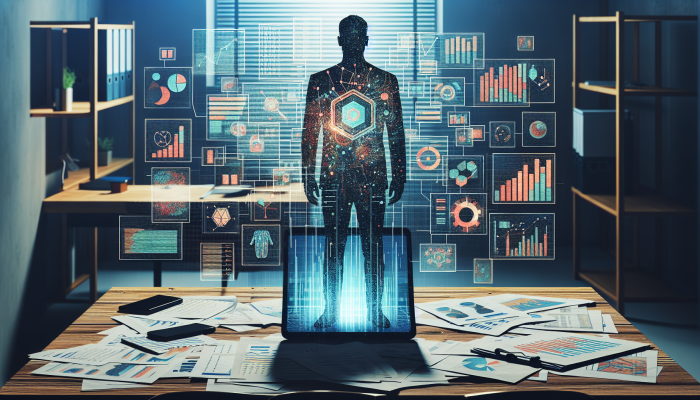 How to Avoid Relapse After Debt Consolidation: A Practical Guide | DCL A person using a budgeting app on a tablet to organise and track financial documents, showing graphs and charts.