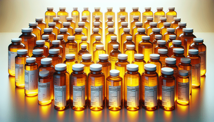 Bottles of omega-3 supplements with IFOS certifications, set against a clean, clinical background.